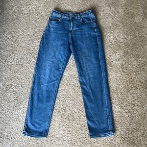 american eagle curvy mom jeans size 8(long)